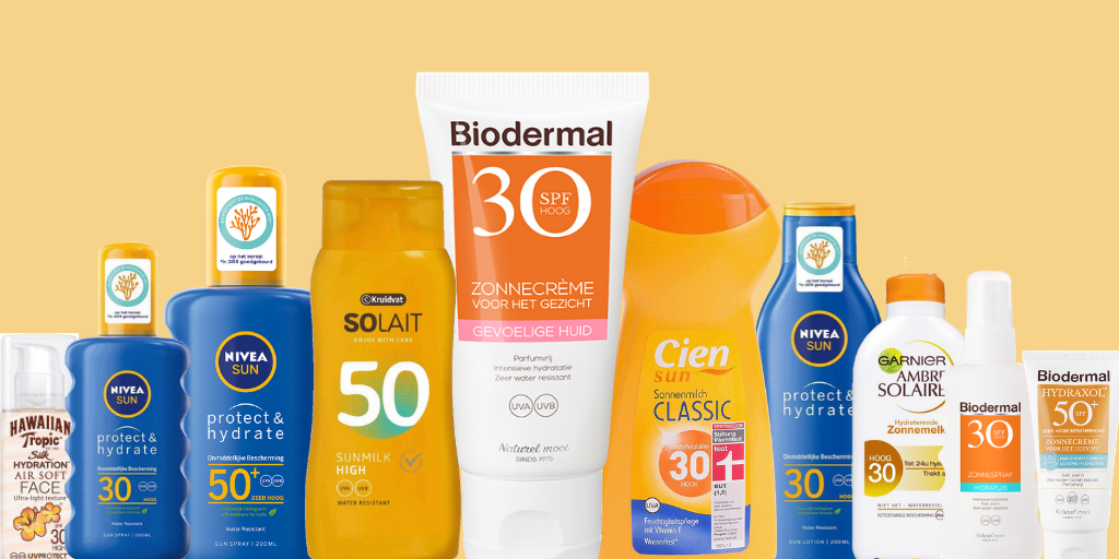 Suncare products on sale